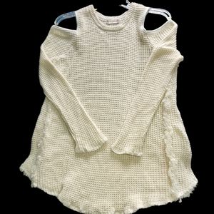 Alter'd State Open Shoulder Knit Top